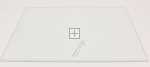 Glass Panel - 47017124 R Glass Shelf Back-473 [Vestel]