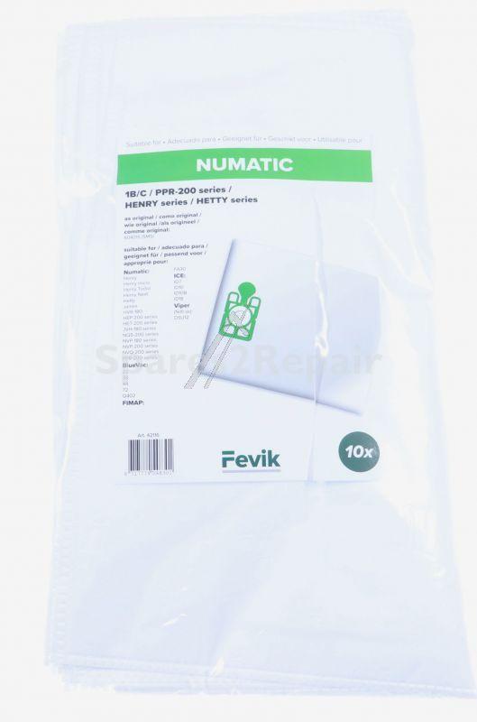 Sqoon Vacuum Cleaner Bags - Numatic Henry-james Alternative Vacuum Bags Qty X10 - Nvm 1ch