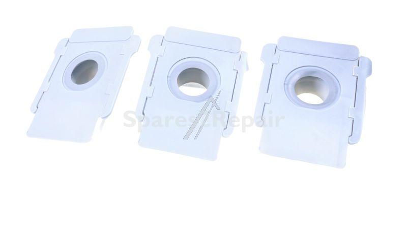 Sqoon Vacuum Cleaner Bags - 3 Microfibre Bags For Cleanbase Alternative For Irobot I7+ And S9+