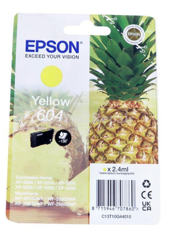 Epson Cartridge - 604 C13t10g44010 Ink Cartridge Yellow 2 4ml