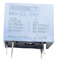 Goodsky Pcb Relay To 24v - 24vdc 15a-250vac Relay, 1 Turnkey