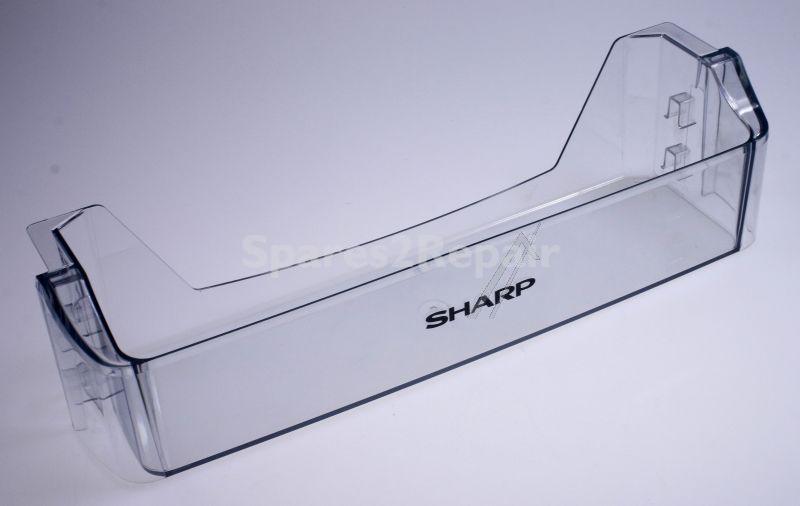 Lower Refrigerator Door - 42196622 Bottle Shelf -140bxd(trans wh-gray)sharp [Vestel]