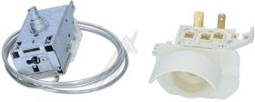 Fridge Thermostat - C00382944 484000008567 Thermostat Kit Lamp Holder Invensy [Whirlpool Indesit]