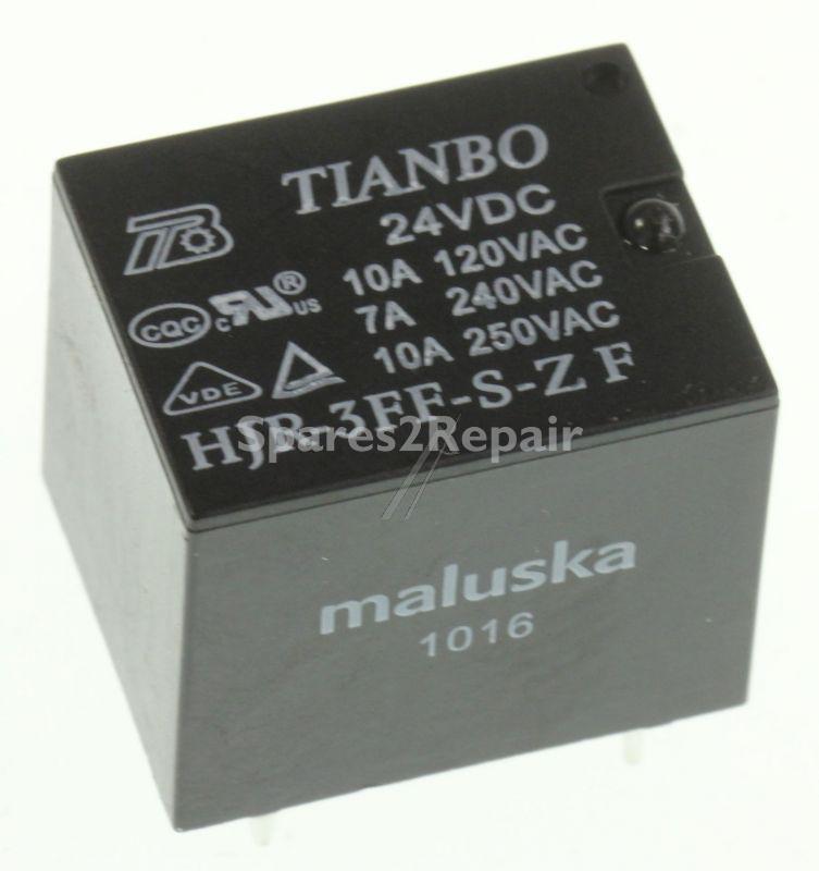Tianbo Pcb Relay To 24v - 24vdc 10a-250vac Pcb Relay, 1 Changeover Alternative For Hf7fd