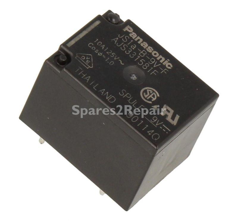 Panasonic Pcb Relay To 12v - 9vdc 10a-250vac Relay, 1 Turnkey, Print Alternative For Hf152f-009-1ht
