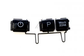 Switch Set - C00502619 488000502619 Buttons Core Essent Black -left [Whirlpool Indesit]