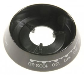Gauge Disc - C00280711 488000280711 Knob Bezel M Oven Stat Black [Whirlpool Indesit]