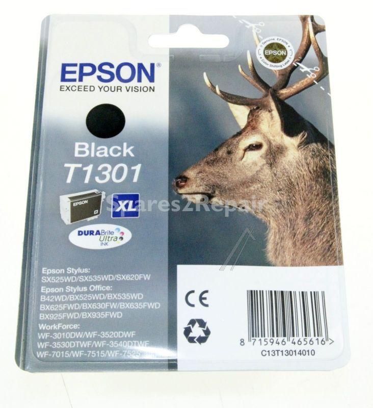Epson Cartridge - T1301xl C13t13014010 Ink Cartridge Black 25 4ml