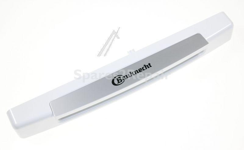 Handle - C00446905 481010771220 Handle - Lid Asm Silver Bk 15 Ref Printed [Whirlpool Indesit]
