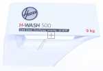 Detergent Dispenser Cover - 43034529 Disp Drawer Front [Candy Hoover]