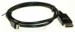 Display Port Connections - Displayport Plug To Mini Displayport Plug, 1,0 M