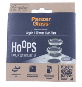 Panzerglass Display Protective Film - 1191 Panzerglass Hoops Camera Lens Protector Iphone 15 | 15 Plus | Green