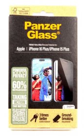 Panzerglass Display Protective Film - P2863 Panzerglass Privacy Screen Protector Iphone 24 | 15 Plus | Ultra-wide Fit