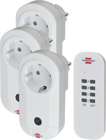 Brennenstuhl Rc Radio Power Outlet - Rcce13001 Comfort Remote Control Set