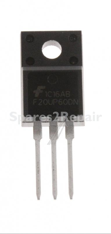 Fairchild Diode - F20up60dn Ffpf20up60dntu Diode Ufast 600v 10a To-220f
