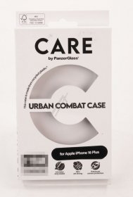 Panzerglass Leather Bag Gsm - 1355 Care By Panzerglass Flagship Case Transparent Urban Combat W Clear Frame Iphone 24