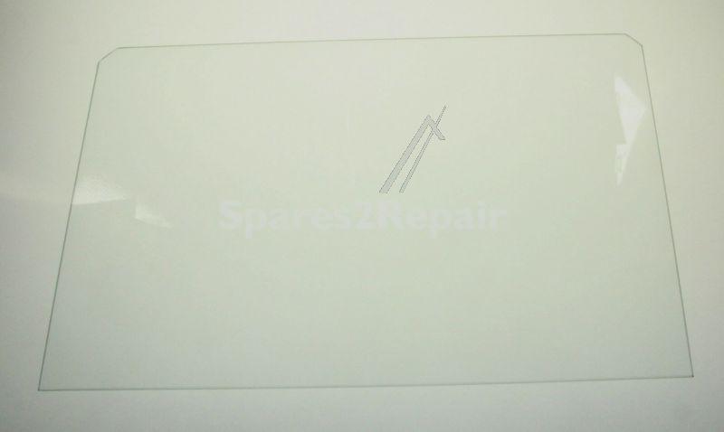 Glass Panel - C00084446 482000027622 Vegetable Container Cover 499x317x4 (angle 45 [Whirlpool Indesit]