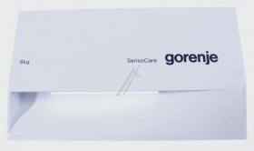 Hisense Gorenje Detergent Dispenser Cover - 347909 Condensate Cont Handle 8kg Sp-k-10 Sign
