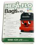 Numatic Vacuum Cleaner Bags Henry - NVM-1CH - 604015 - 3 Layer Hepaflo Filter Bags (pack 10)