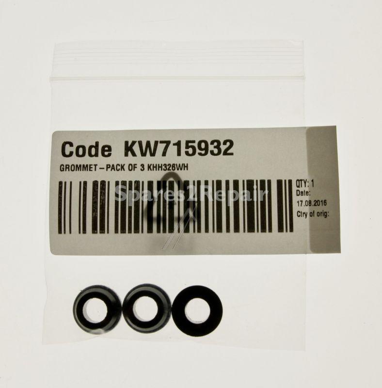 Sealing Materials - Kw715932 Grommet 3 Pieces Khh326wh [Delonghi]