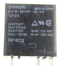 Omron Pcb Relay To 12v - 12vdc 15a-250vac Relais, 2 Schliesser