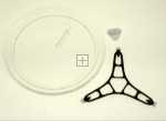 Microwave Turntable Plate - 49024369 Rotating Plate Support [Candy Hoover]
