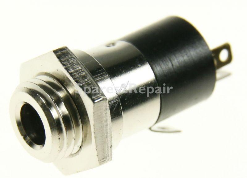 Jack Socket - Mj-079 Jack Socket 3.5mm, 4 Contacts, Panel Mounting, Nickeled Contacts