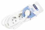 VIVANCO Three-Way Trailing Socket EBL 3W TRIPLE SOCKET EXTENSION LEAD, 1,4M, 1,5MM² (SCHUKO) 27013
