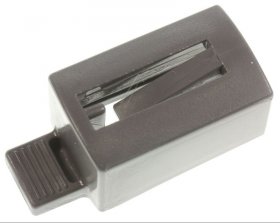 Block Rail - C00386600 488000386600 Rail Back Stop Dark Grey [Whirlpool Indesit]