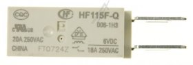Hongfa Pcb Relay To 6v - 6vdc 20a-250vac Relais, 1 Schliesser