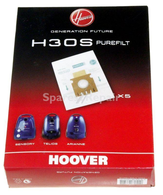 Vacuum Cleaner Bags - H30s 09178278 Super Dust Bags N X 5 [Candy Hoover]