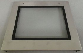 Oven outer Door - 210371108 C00885864 Side-opening Door Outside Gr Top Right [Arcelik]