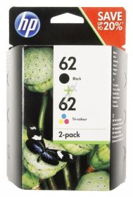 Hewlett Packard Cartridge - 62 N9j71ae Ink Cartridge Double Pack Black-color 8 5ml