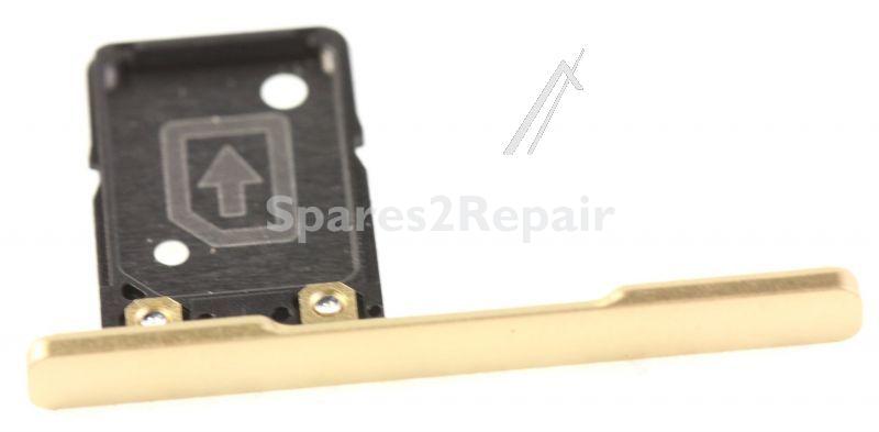 Sony Sim card Holder - 306j1ye0500 U50050521 Abdeckung Einzelkartenfach Gold