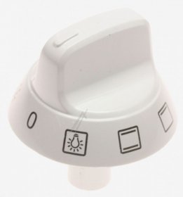 Control Knobs - Knob selector white 8+0 [Electrolux Aeg]