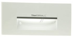 Handle - Tray Handle-dispenser - White-high Glossy Chrome [Bosch Siemens]