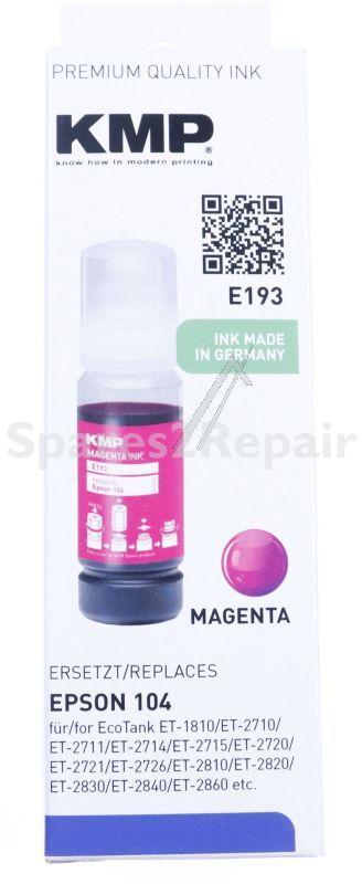 Kmp Cartridge - 1648 0006 E193 Ink Cartridge Magenta 8k Ecotank