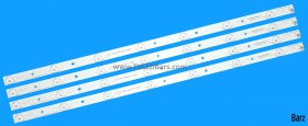 Barz LED Backlight Array Sharp LC-32LD166K LC-32LD164E LC-32LD165RU 32" TPT315B5-XVN02 REV:S900G LBM320P0701-DK-1 4pcs