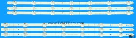Barz LED Backlight Array Hisense 58A7100FTUK 58AE7000FTUK HD580X1U91-L1 58" LB58007 V0 HD580X1U91-L1+2019080101 3/6pcs