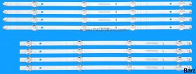 Barz LED Backlight Array Hisense 55A6BGTUK 55A63HTUK 55A6CGTUK 55" HD550Y1U51-T0LB/S0 JL.D55081330-003JS-M 4/8pcs