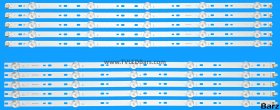 Barz LED Backlight Array Philips 996592000847 Philips 55PUS6504/12 55PUS6554/12 55" TPT550F2-PU2L03.Q REV:S03A LB5514E V0_00 + V1_01 / LB5514K V0_00 +V1_01 10pcs