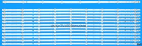 Barz LED Backlight Array Vestel 75" VES750QNTL-2W-U11 VES750QNTB-2W-U11 VES750QNTA-2W-U12 JL.D75042330-078CS+ JL.D75091330-078AS-M 13pcs