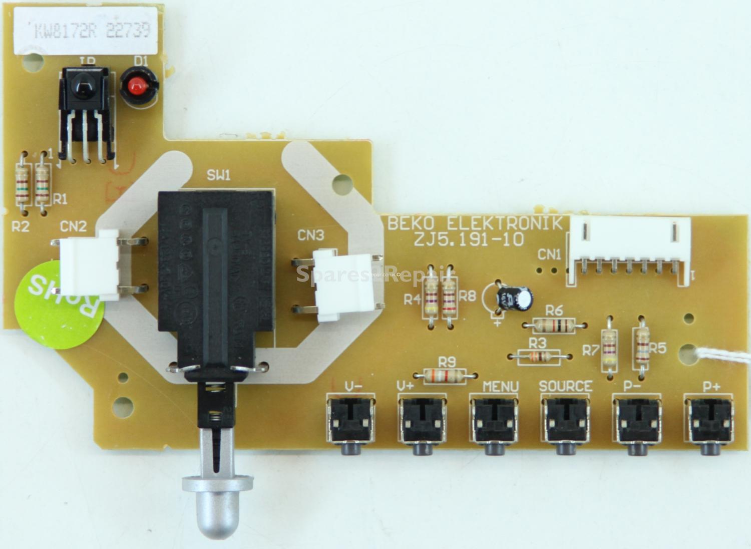 Beko 26WLB520HD - Buttons - ZJ5.191-10