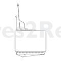 Condensation Cont. Compress. - 2666034281 Evaporator Vertical Assembly [Electrolux Aeg]