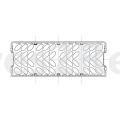 Square Bracket - 1524539317 Support Wide Silver [Electrolux Aeg]