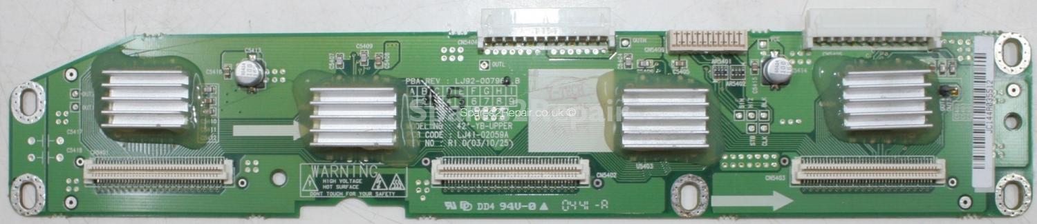 HiSense PDP4211EU - DRV - LJ92-00796A - LJ41-02059A - R1.0 - 42-YB-UPPER