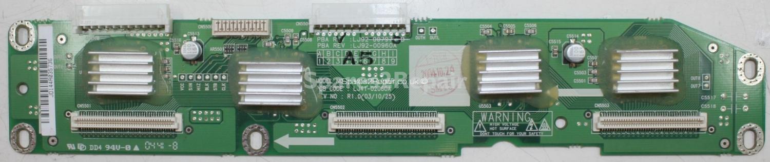 HiSense PDP4211EU - DRV - LJ92-00797A - LJ41-02060A - R1.0 - 42 - YB-LOWER