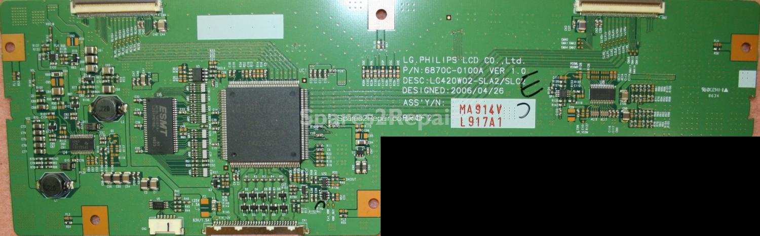 LG 42LC2DB - LVDS - 6870C-0100A VER 1.0 - LC420W02-SLA2-SLC2