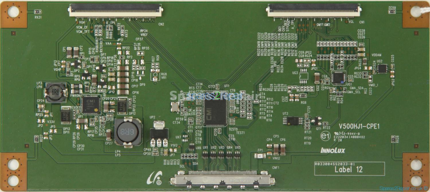 LG 50LB561V - T-Con - V500HJ1-CPE1 - R033004SS2033-01
