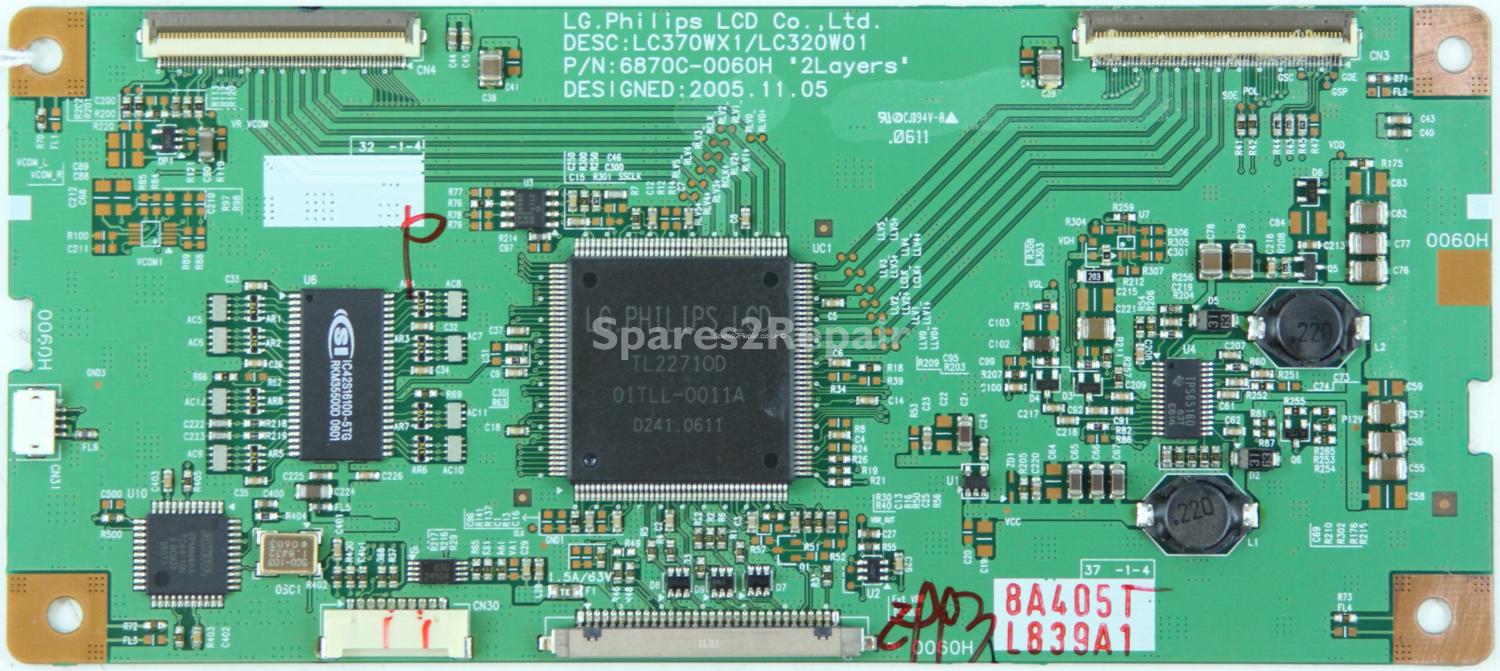 LG 37LP1D - LVDS - 6870C-0060H - 6871L-0839A - LC370WX1/LC320W01